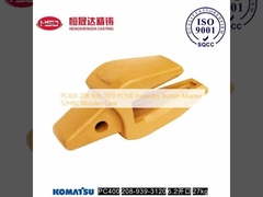 PC400 208-939-3120 PC500 مكيف دلو الحفر 52HRC غلاف خشبي