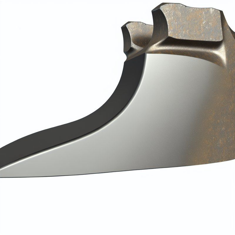 Left Corner Tip Bucket Digger Excavator Tooth Hardness 3- 5 for Excavating