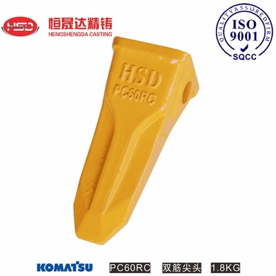 PC60RC PC60 PC60TL حفر الدلو الأسنان الفولاذ سبائك عالية الجودة