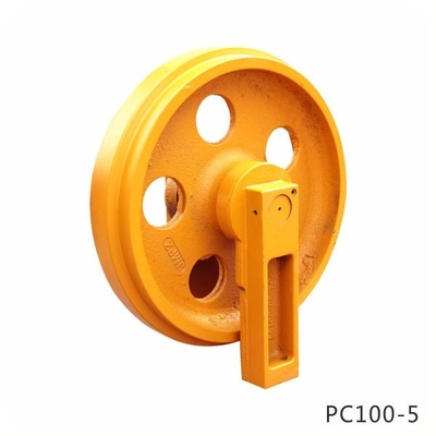 PC100 PC200 PC300 PC400 PC50 PC60 كوماتسو Idler لأجزاء الهيكل السفلي عجلة العجلة